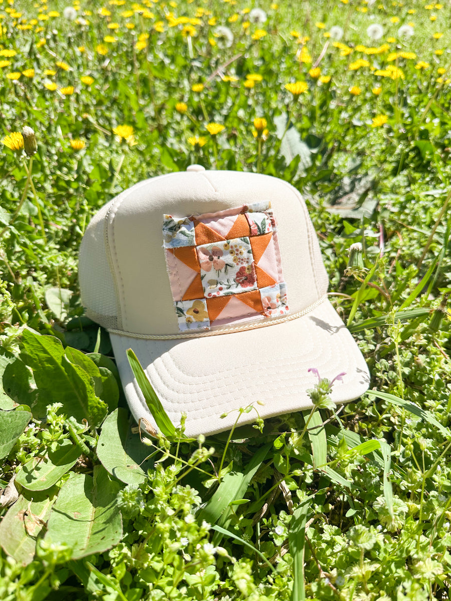 In Bloom Quilted Hat #1 – Flora Mae Vintage